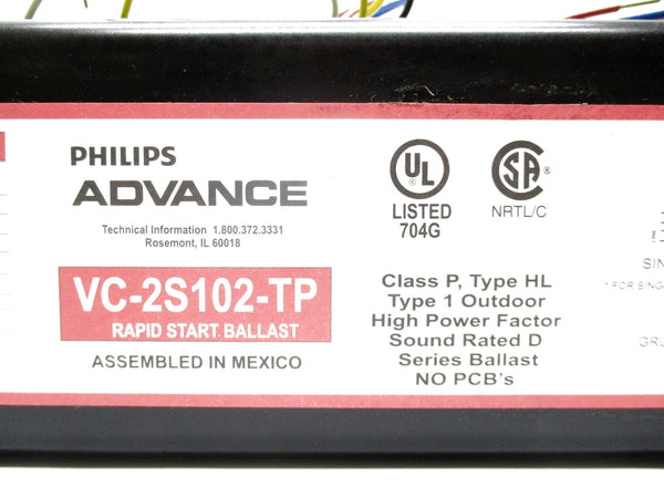 ADVANCE VC-2S102-TP NSMP