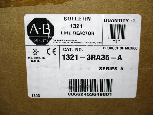 ALLEN BRADLEY 1321-3RA35-A SER. A NSMP