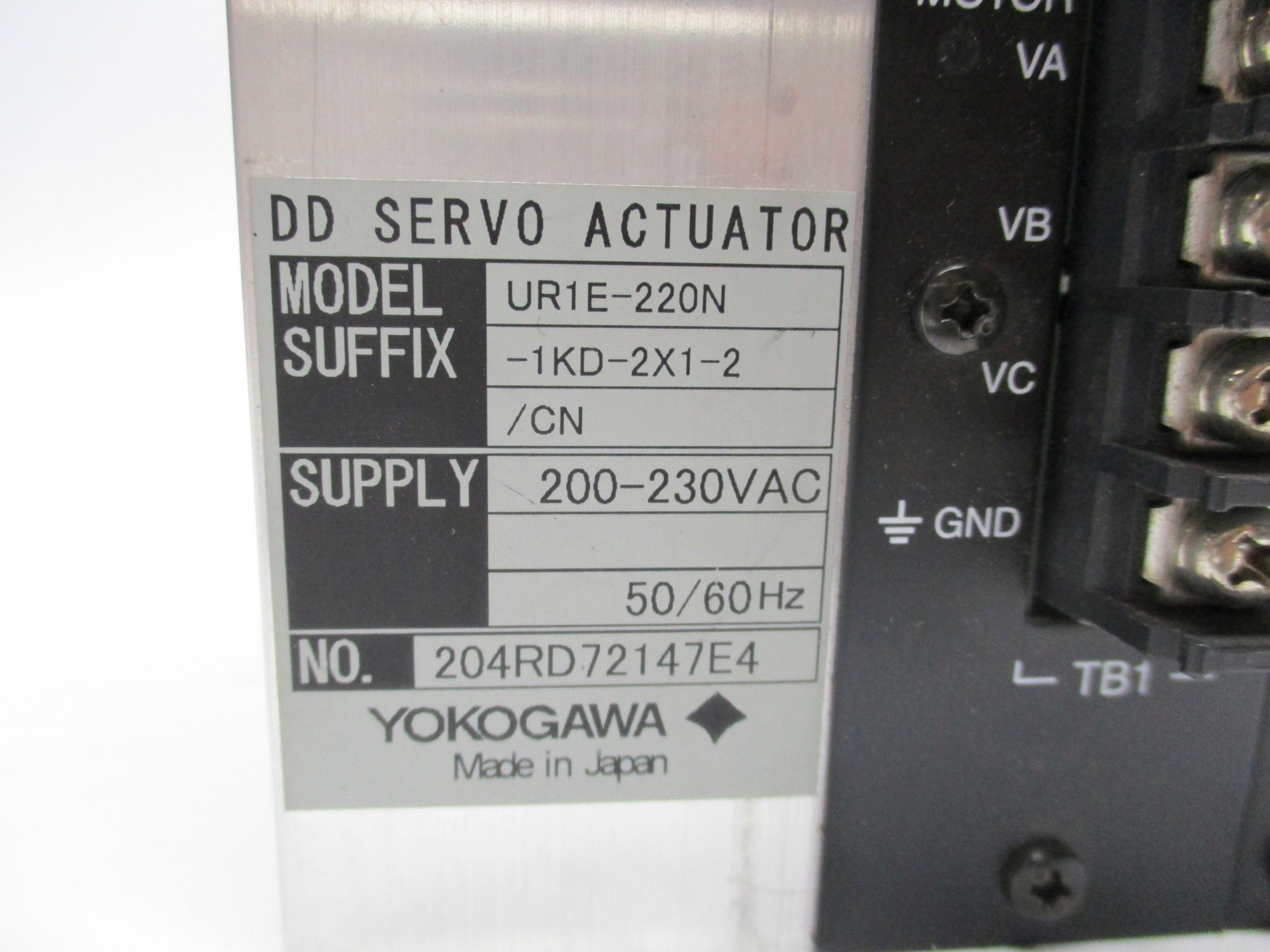 YOKOGAWA UR1E-220N-1KD-2X1-2/CN UNMP