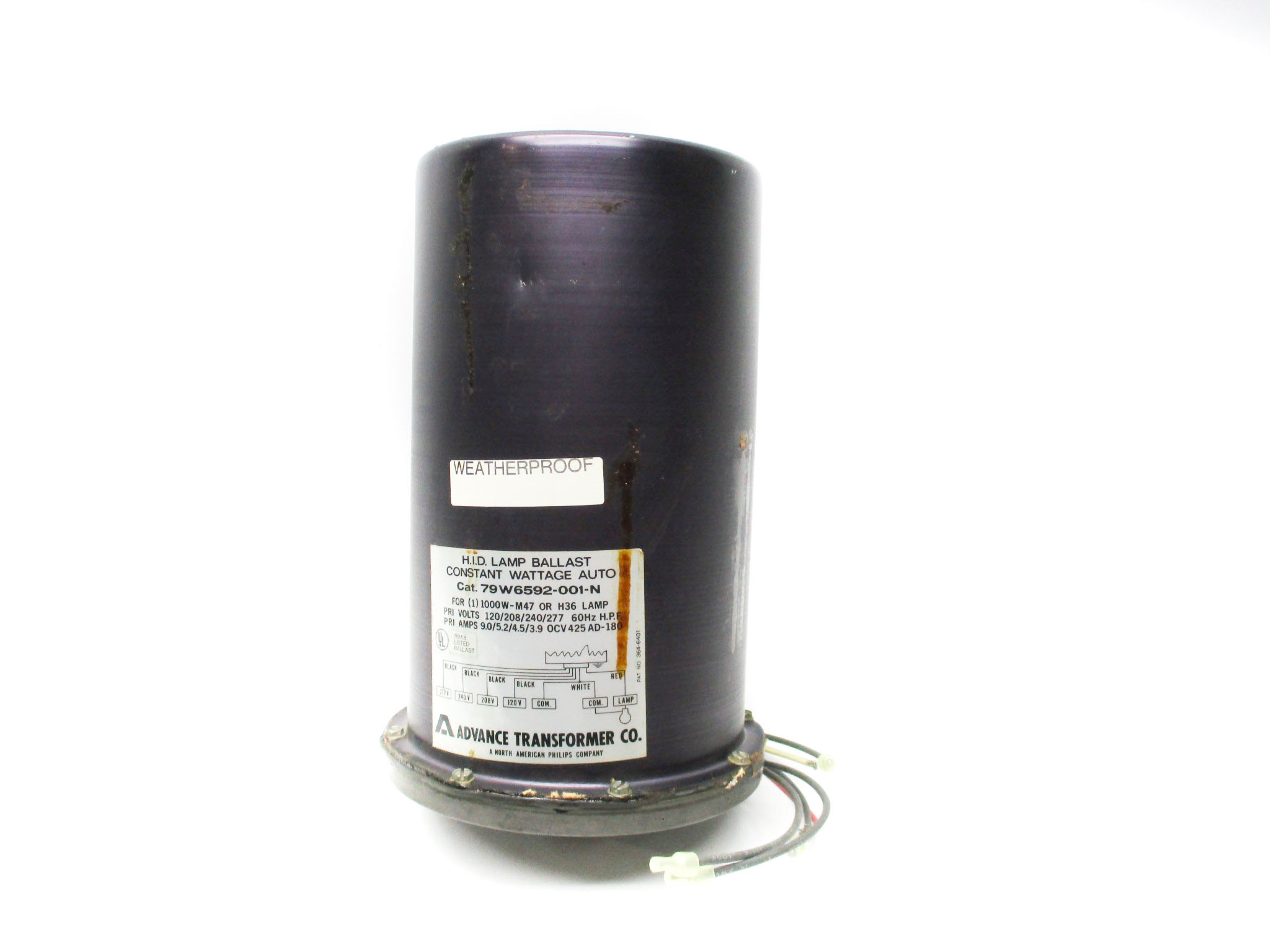 ADVANCE TRANSFORMER 79W6592-001-N UNMP