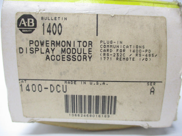 ALLEN BRADLEY 1400-DCU SER. A (BK/YL) NSMP