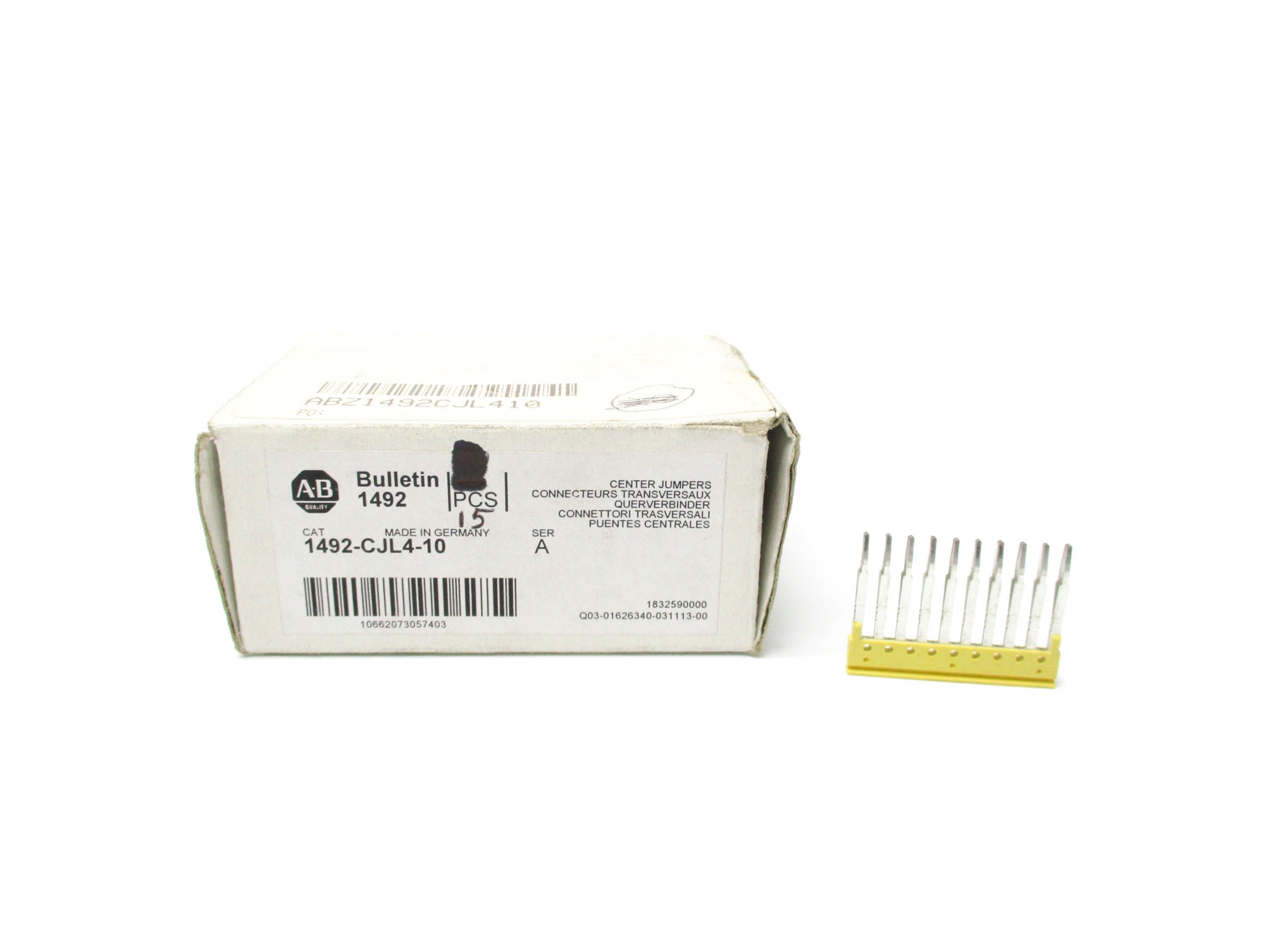 ALLEN BRADLEY 1492-CJL4-10 SER. A (PKG OF 15) (WH) NSMP