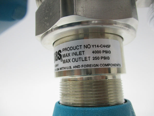 AIRGAS Y14-C445F 4000PSIG UNMP