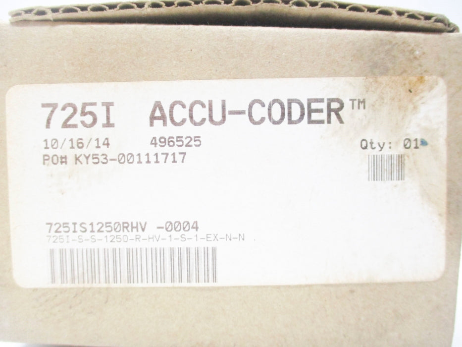 ACCU-CODER 725I-S-S-1250-R-HV-1-S-1-EX-N-N NSMP