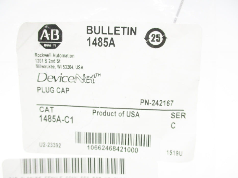 ALLEN BRADLEY 1485A-C1 SER. C NSMP