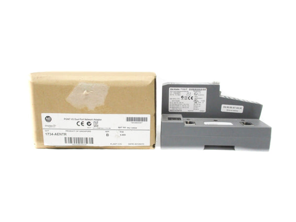 ALLEN BRADLEY 1734-AENTR SER. B 10-28.8VDC 10A F/W 4.005 NSMP