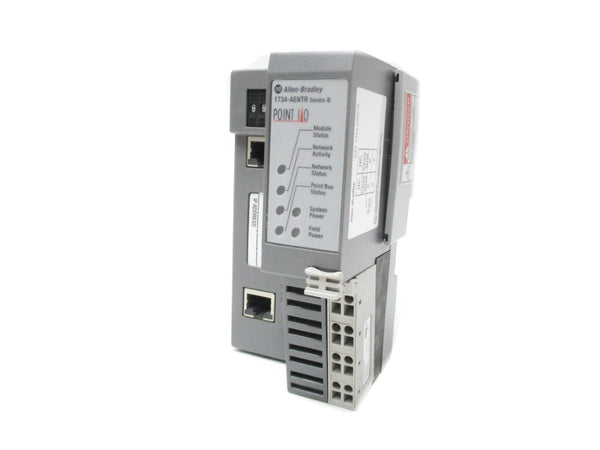 ALLEN BRADLEY 1734-AENTR SER. B 10-28.8VDC 10A F/W 4.005 NSMP