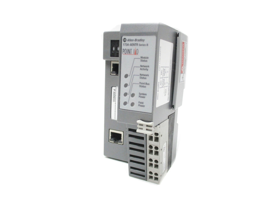 ALLEN BRADLEY 1734-AENTR SER. B 10-28.8VDC 10A F/W 4.005 NSMP