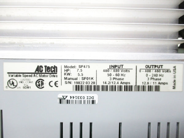 AC TECH SF475 UNMP