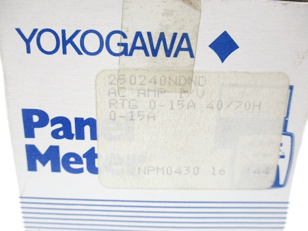 YOKOGAWA 250240NDND 0-15A NSMP