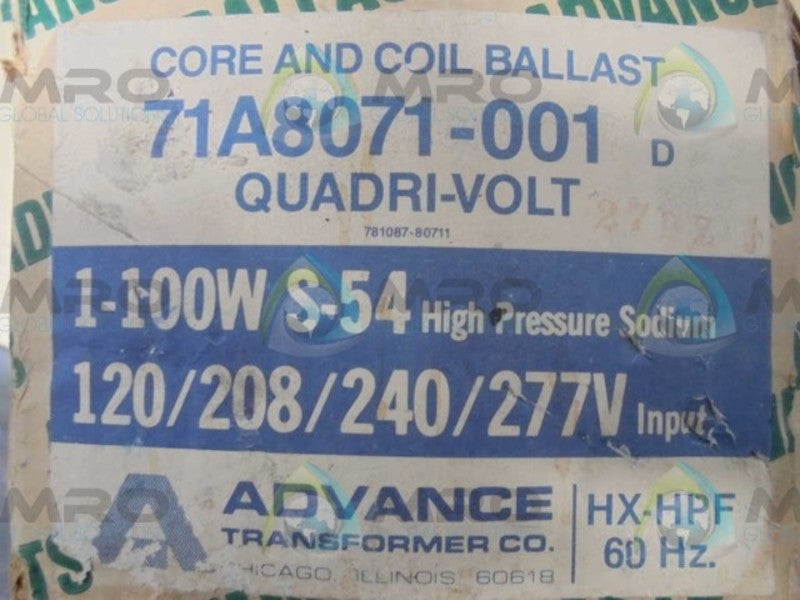 ADVANCE  71A8071-001 NSMP