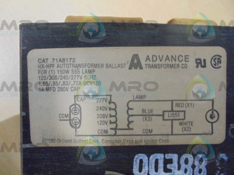 ADVANCE  71A8172 NSMP