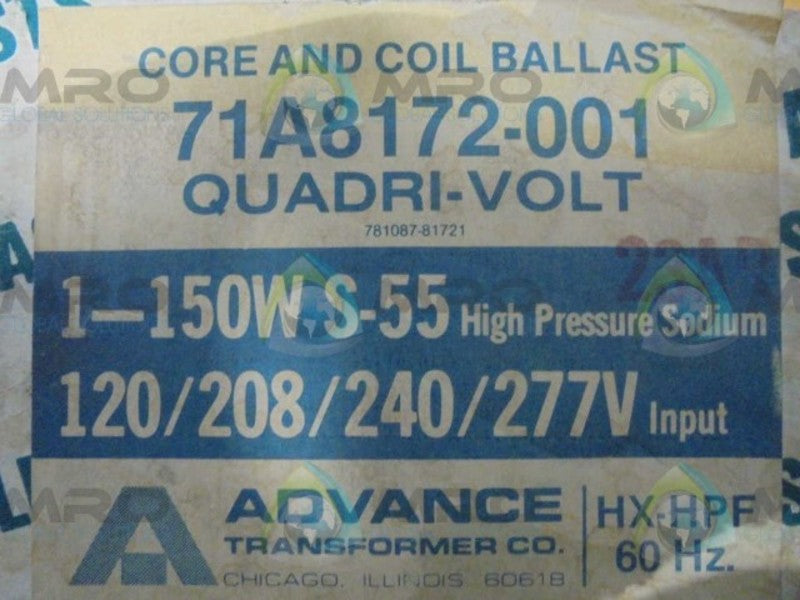 ADVANCE  71A8172 NSMP