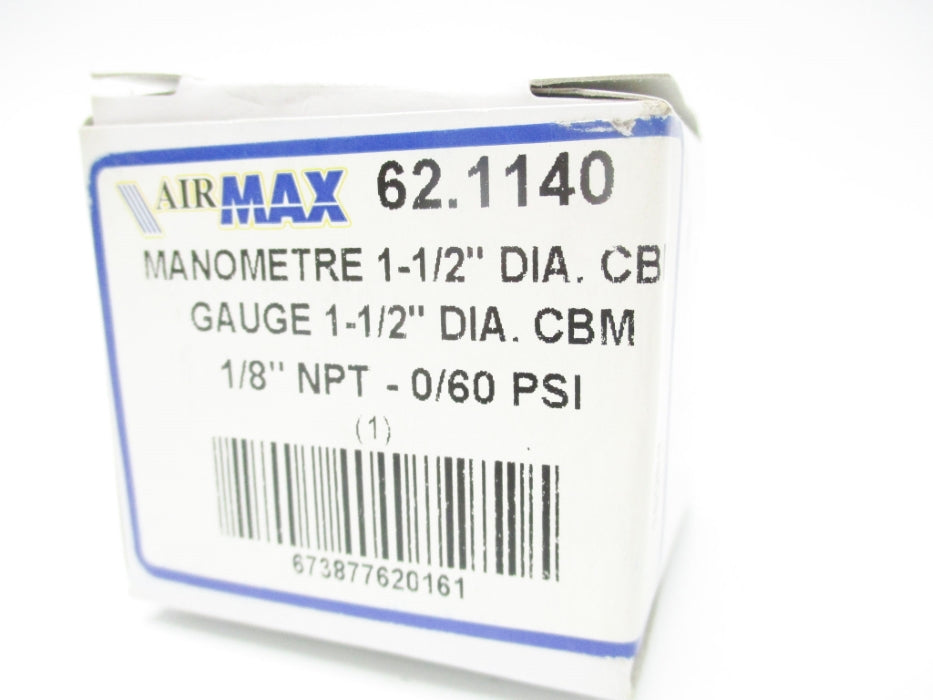AIRMAX 62.1140 0-60PSI NSMP