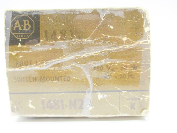 ALLEN BRADLEY 1481-N28 SER. K 480V (BK/YL) NSMP