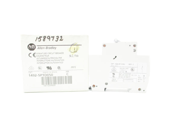 ALLEN BRADLEY 1492-SP1D050 SER. C 48V 5A (PKG OF 2) NSMP