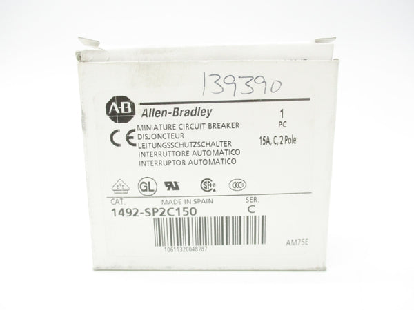 ALLEN BRADLEY 1492-SP2C150 SER. C 15A 415V NSMP