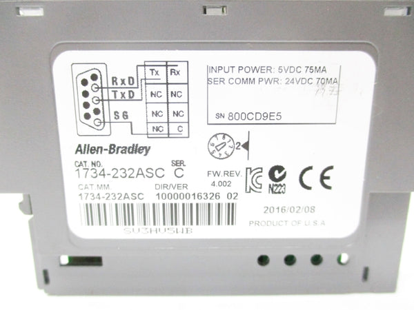 ALLEN BRADLEY 1734-232ASC SER. C NSNP