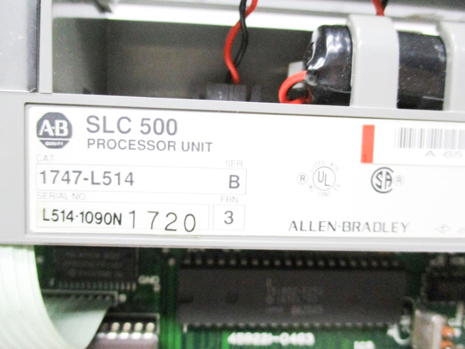 ALLEN BRADLEY 1747-L514 SER. B F/W 3 UNMP