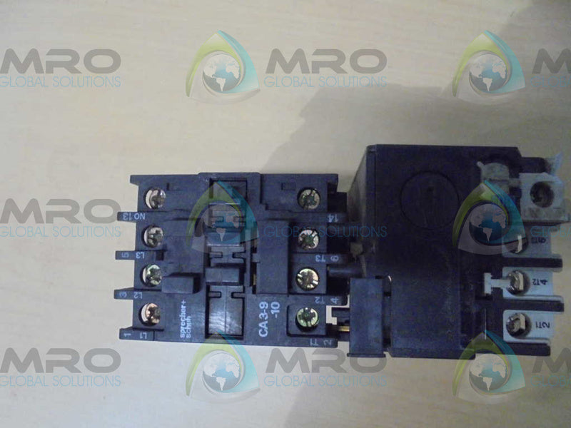 SPRECHER+SCHUH  CA3-9C MOTOR STARTER WITH O/L RELAY  UNMP