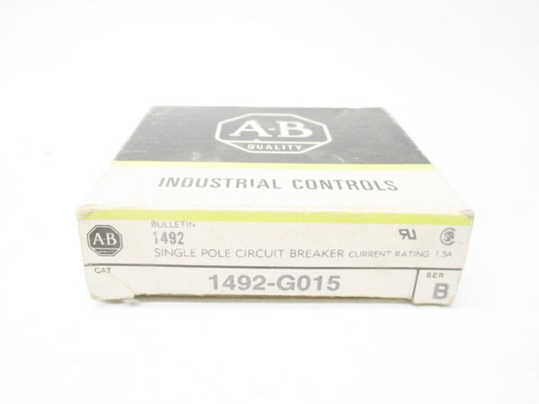 ALLEN BRADLEY 1492-G015 SER. B 1.5A 250VAC NSMP