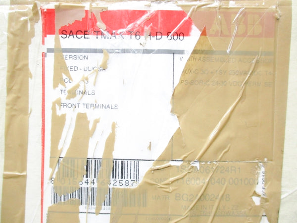 ABB T6H-D800 1SDA061724R1 600A 600V NSMP