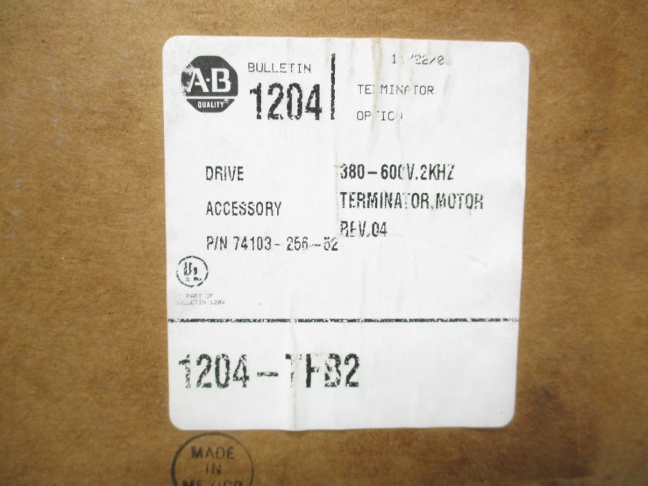ALLEN BRADLEY 1204-TFB2 380-600V NSFS