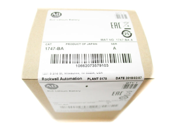 ALLEN BRADLEY 1747-BA SER. A DATE: 2018 NSFS
