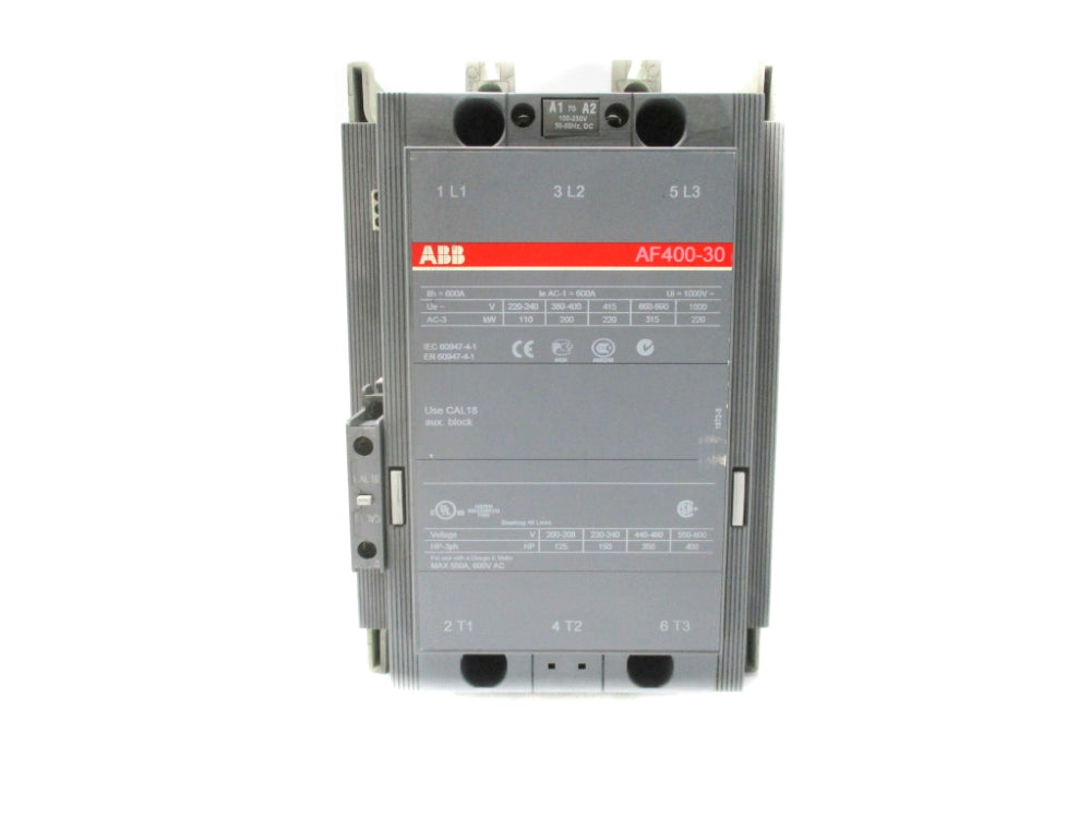 ABB AF400-30 100/250VDC UNMP
