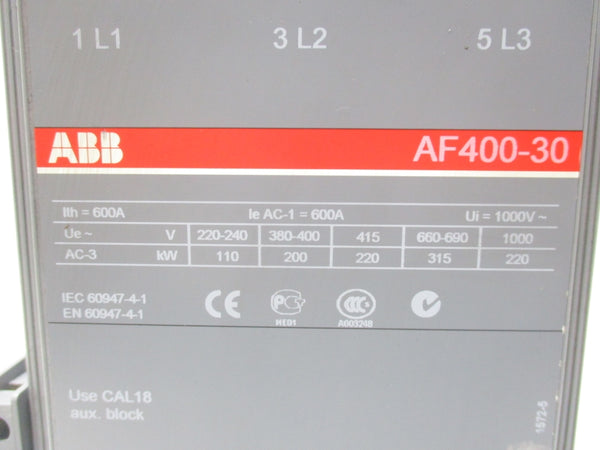 ABB AF400-30 100/250VDC UNMP