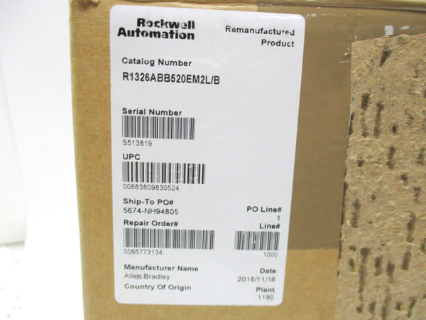 ALLEN BRADLEY 1326AB-B520E-M2L SER. B REMAN