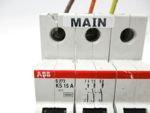 ABB S273KS15A 15A UNMP
