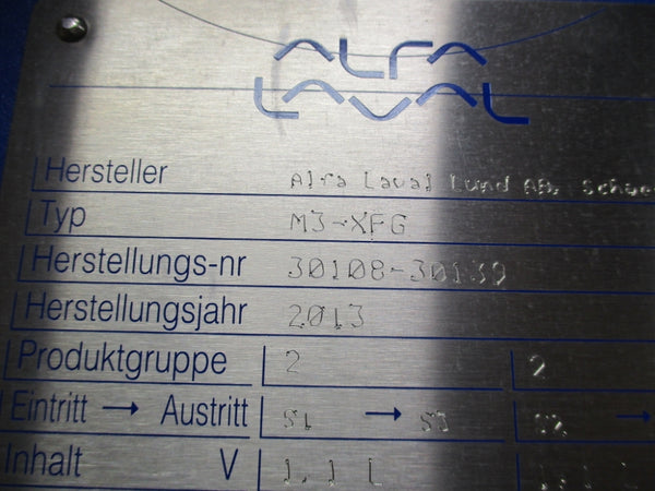 ALFA LAVAL M3-XFG NSNP