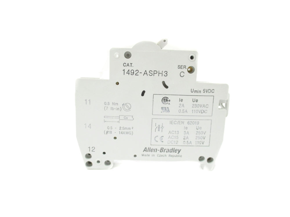 ALLEN BRADLEY 1492-ASPH3 SER. C NSNP