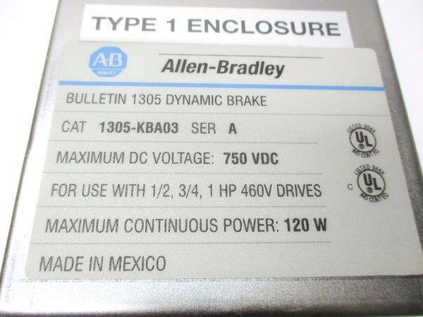 ALLEN BRADLEY 1305-KBA03 SER. A NSMP