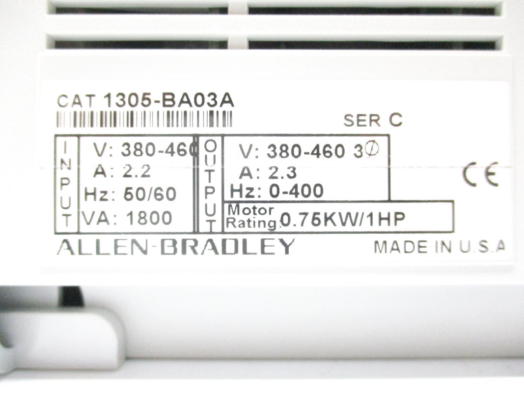 ALLEN BRADLEY 1305-BA03A SER. C (AS PICTURED) NSNP