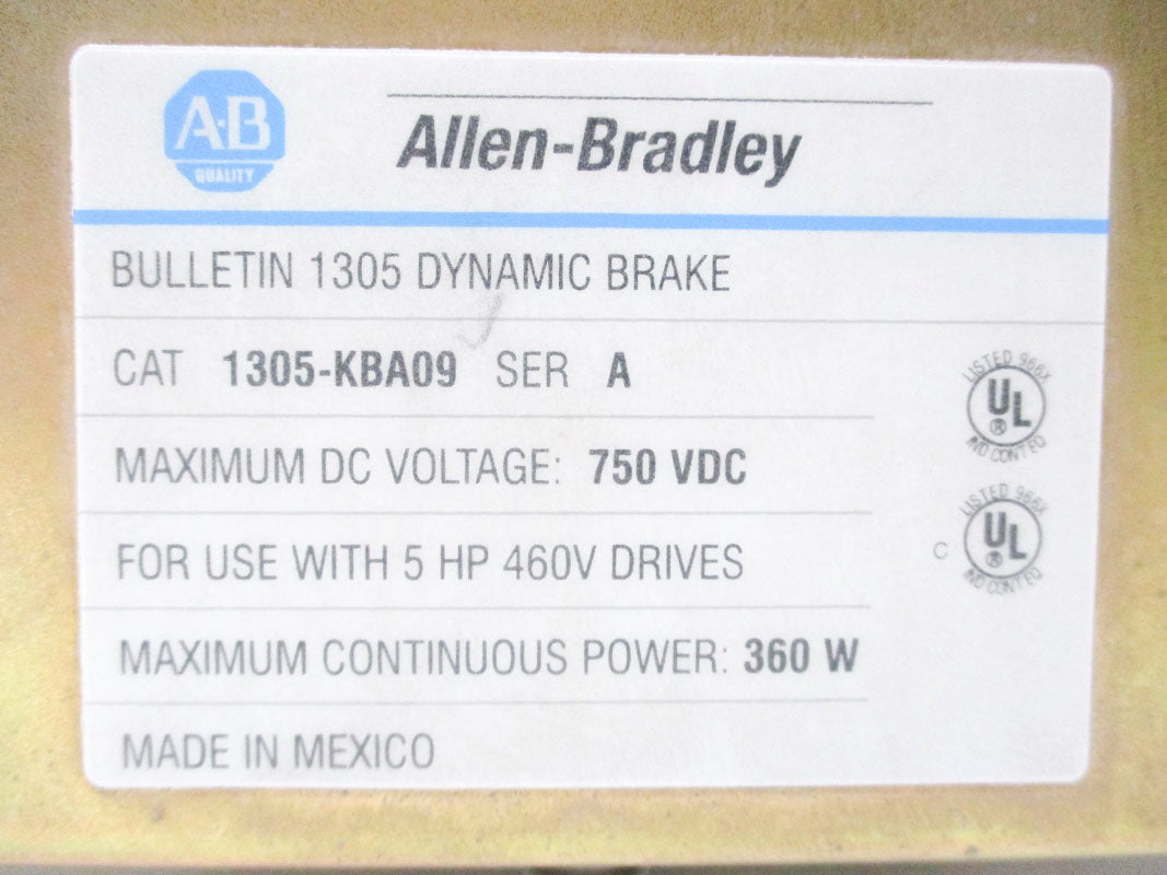 ALLEN BRADLEY 1305-KBA09 SER. A 750VDC NSNP