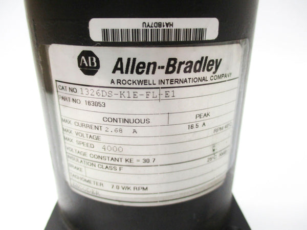 ALLEN BRADLEY 1326DS-K1E-FL-E1 163053 16.5A UNMP