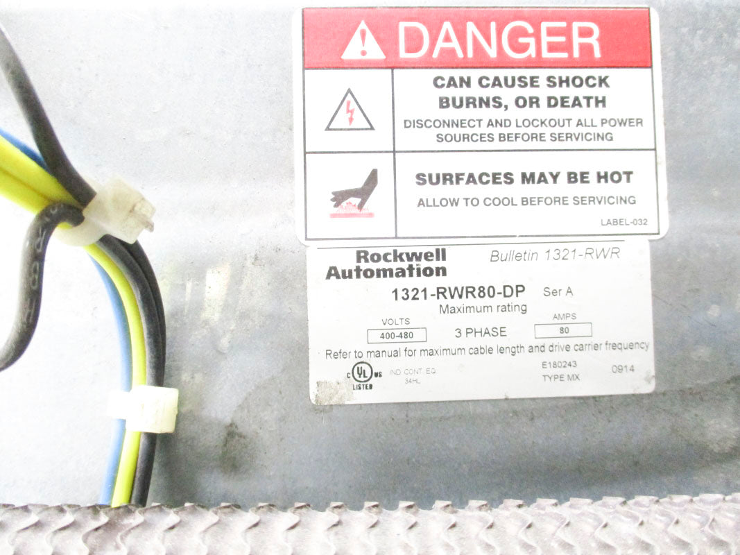 ALLEN BRADLEY 1321-RWR80-DP 480V 80A NSNP