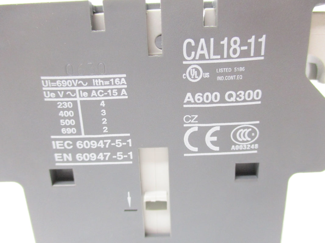 ABB 1SFN010720R1011 CAL18-11 690V 16A NSMP
