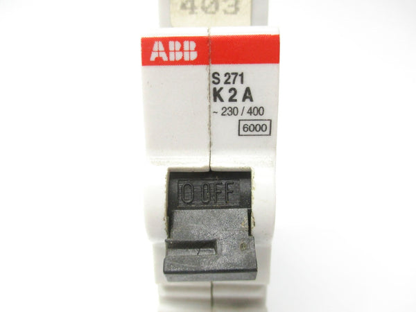 ABB S271-K2A 230/400V 2A NSNP
