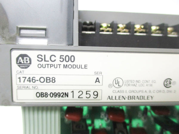ALLEN BRADLEY 1746-OB8 SER. A 10-50VDC UNMP