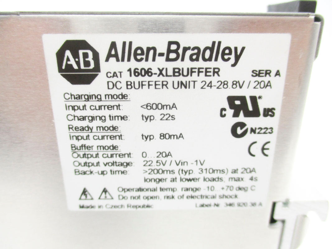 ALLEN BRADLEY 1606-XLBUFFER SER. A 24-28.8VDC 20A  (WH) NSMP