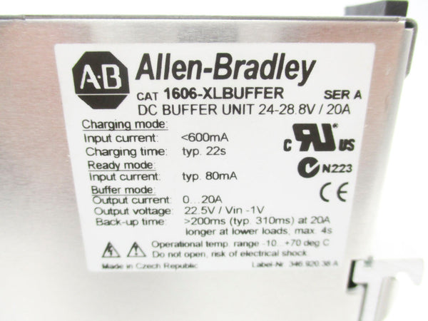 ALLEN BRADLEY 1606-XLBUFFER SER. A 24-28.8VDC 20A  (WH) NSMP