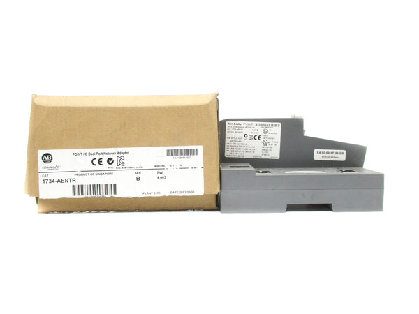 ALLEN BRADLEY 1734-AENTR SER. B 10-28.8VDC 10A F/W 4.003 NSMP