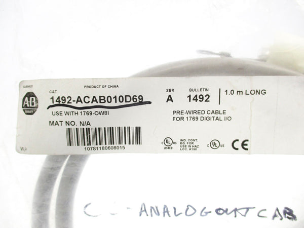 ALLEN BRADLEY 1492-ACAB010D69 SER. A 1.0M NSMP