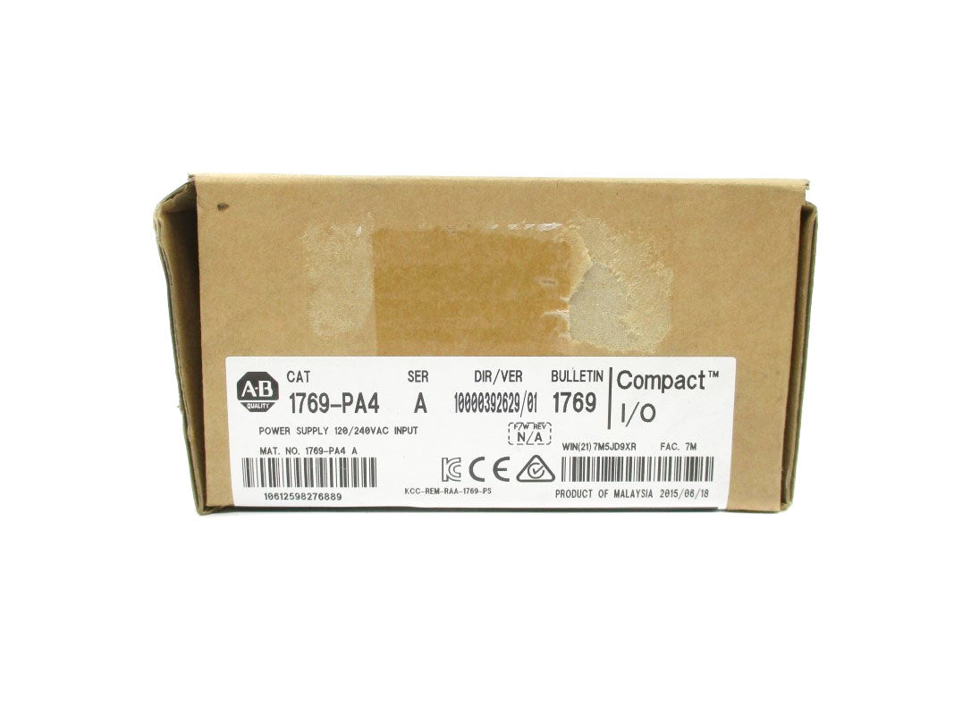 ALLEN BRADLEY 1769-PA4 SER. A DATE: 2015 240VAC 40A NSFS