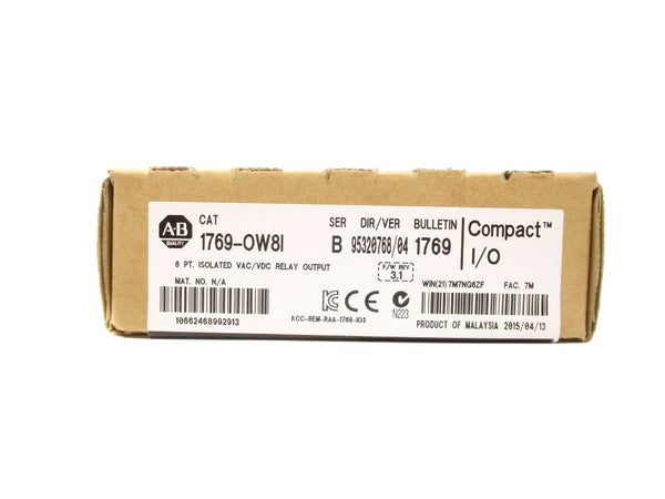 ALLEN BRADLEY 1769-OW8I SER. B F/W 3.1 DATE: 2015 NSFS