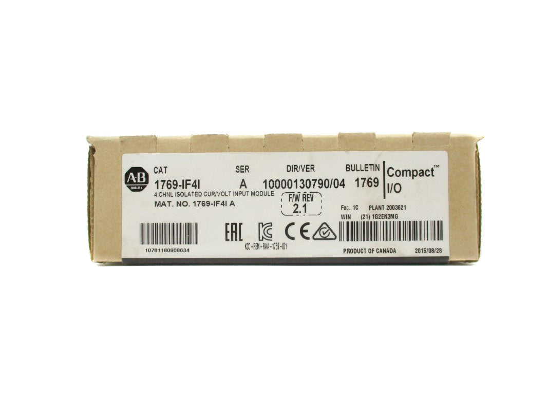 ALLEN BRADLEY 1769-IF4I SER. A F/W 2.1 DATE: 2015 NSFS