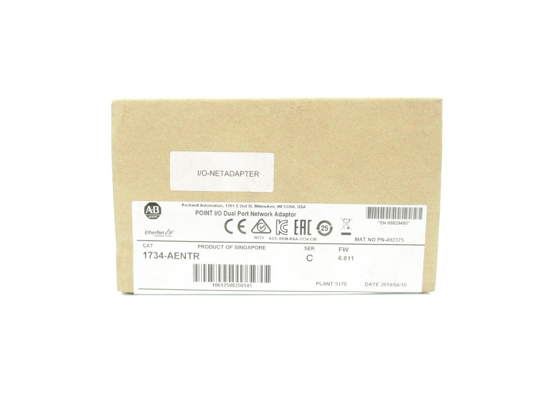 ALLEN BRADLEY 1734-AENTR SER. C F/W 6.011 DATE: 2019 NSFS